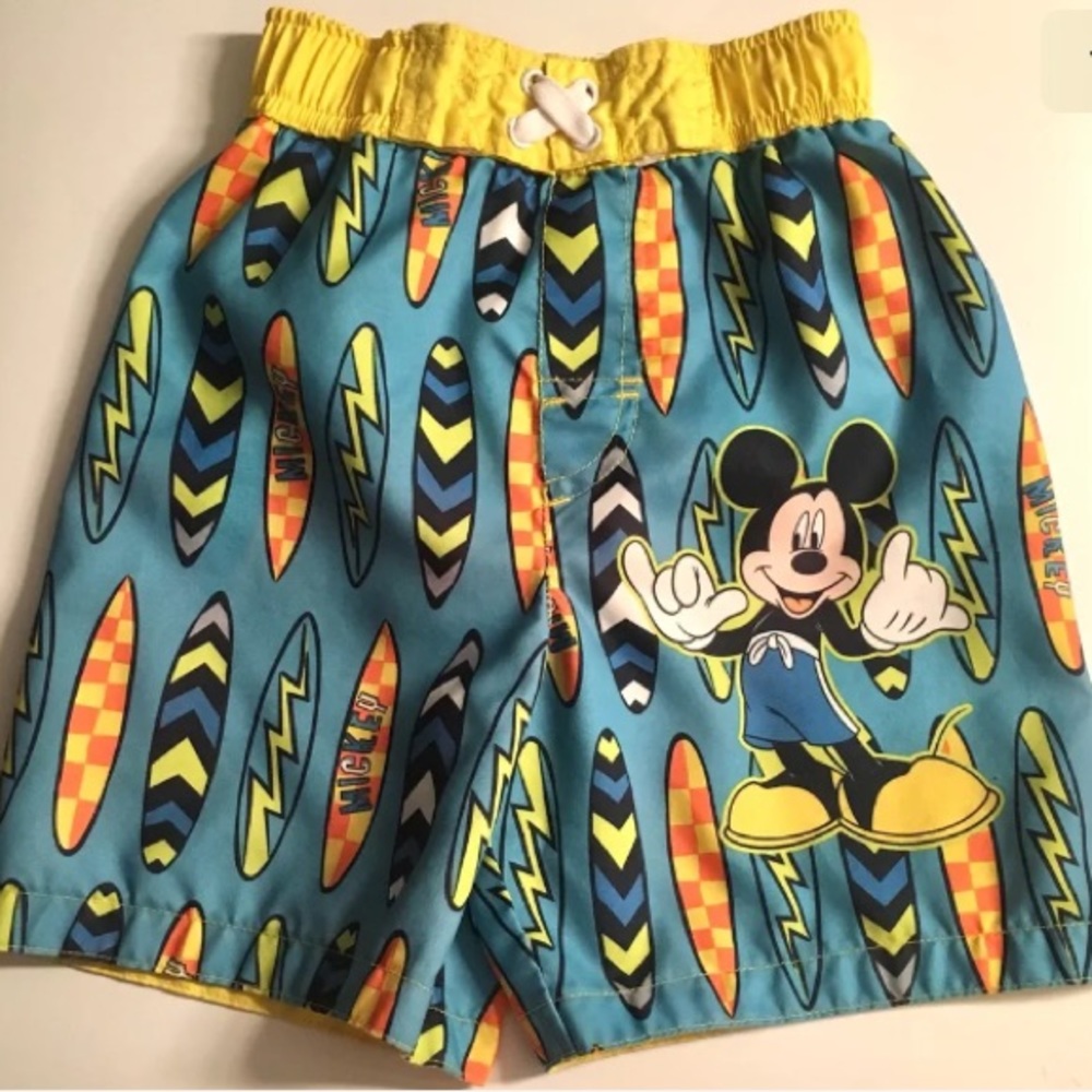 Disney Mickey Mouse Swim Trunks Size 2T